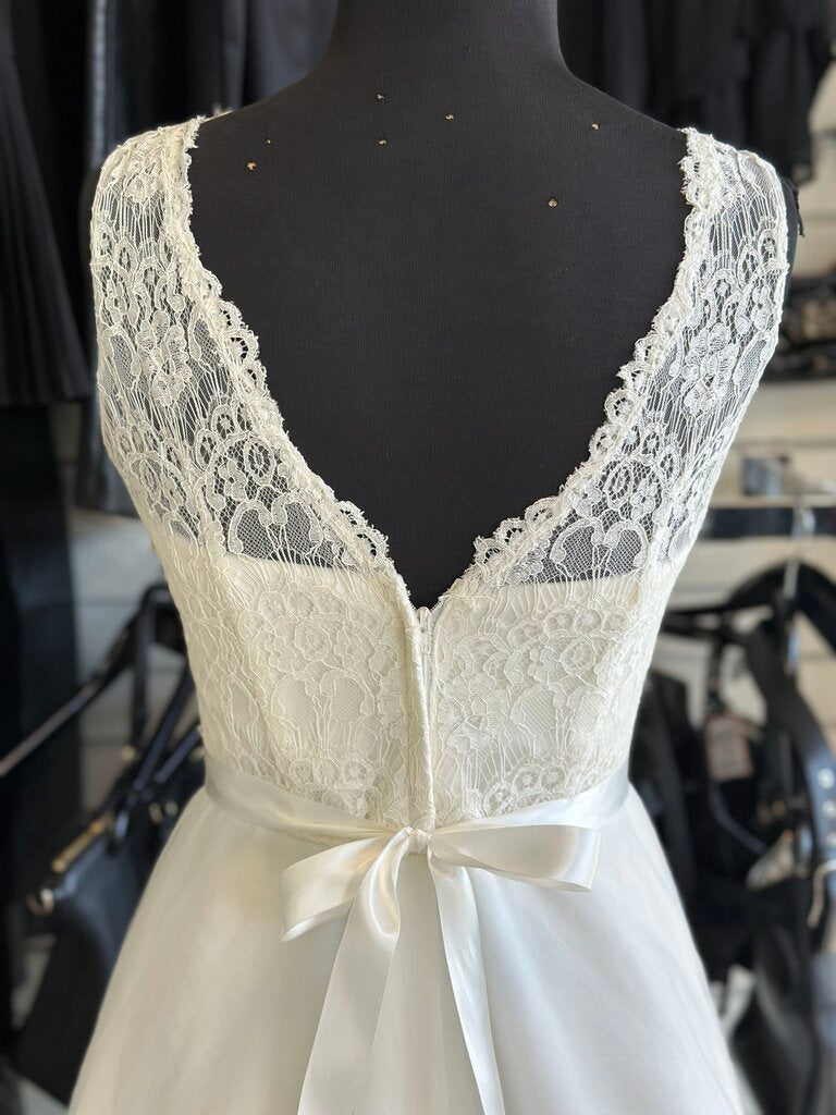 Illusion Lace Tank A-Line Dress 6