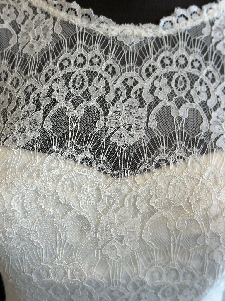 Illusion Lace Tank A-Line Dress 6