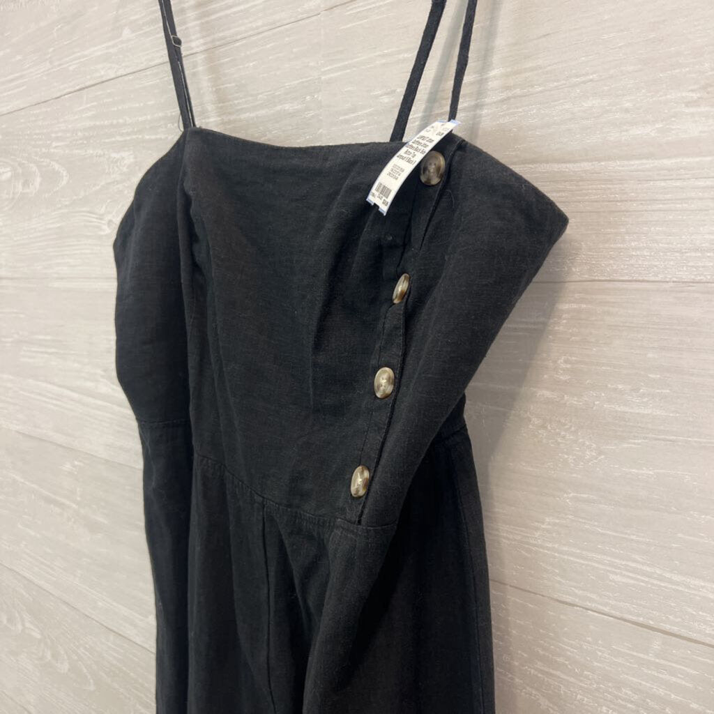 Urban Outfitters Black Side Button Top Jumpsuit 8