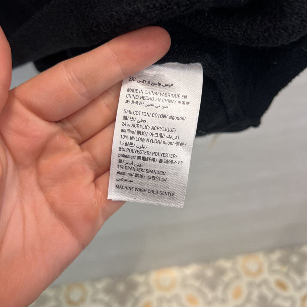 Style and Co Grey V Neck Sweater 3X