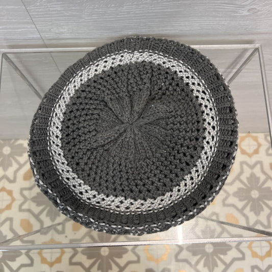 Laundry Grey Knit Slouchy Beanie Hat One Size