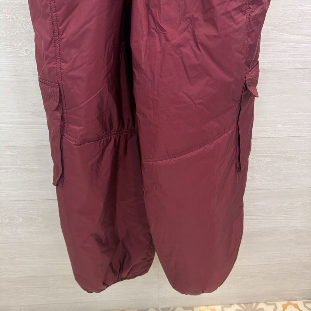 FP Movement Burgundy Dew Point Primaloft Overalls Small