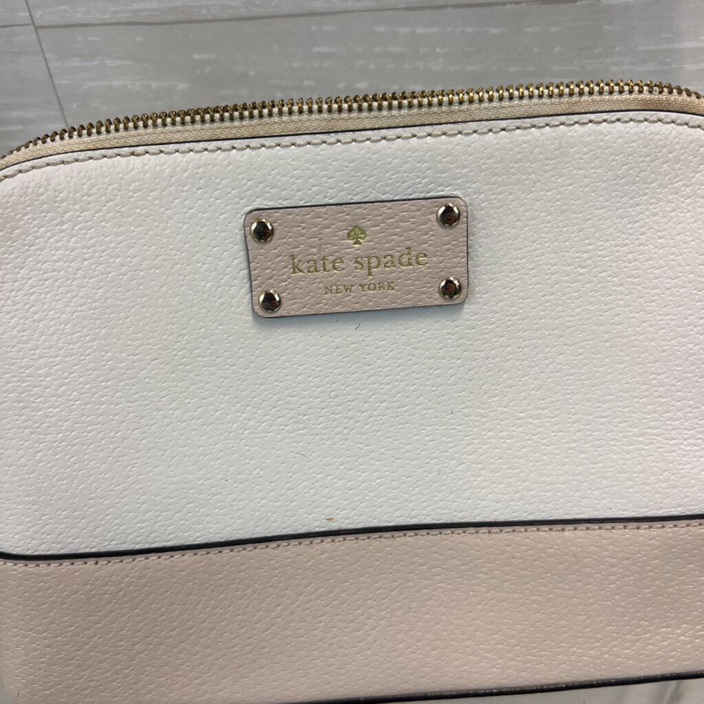 Kate Spade Cream/ Beige Leather Hanna Wellesley Crossbody Purse