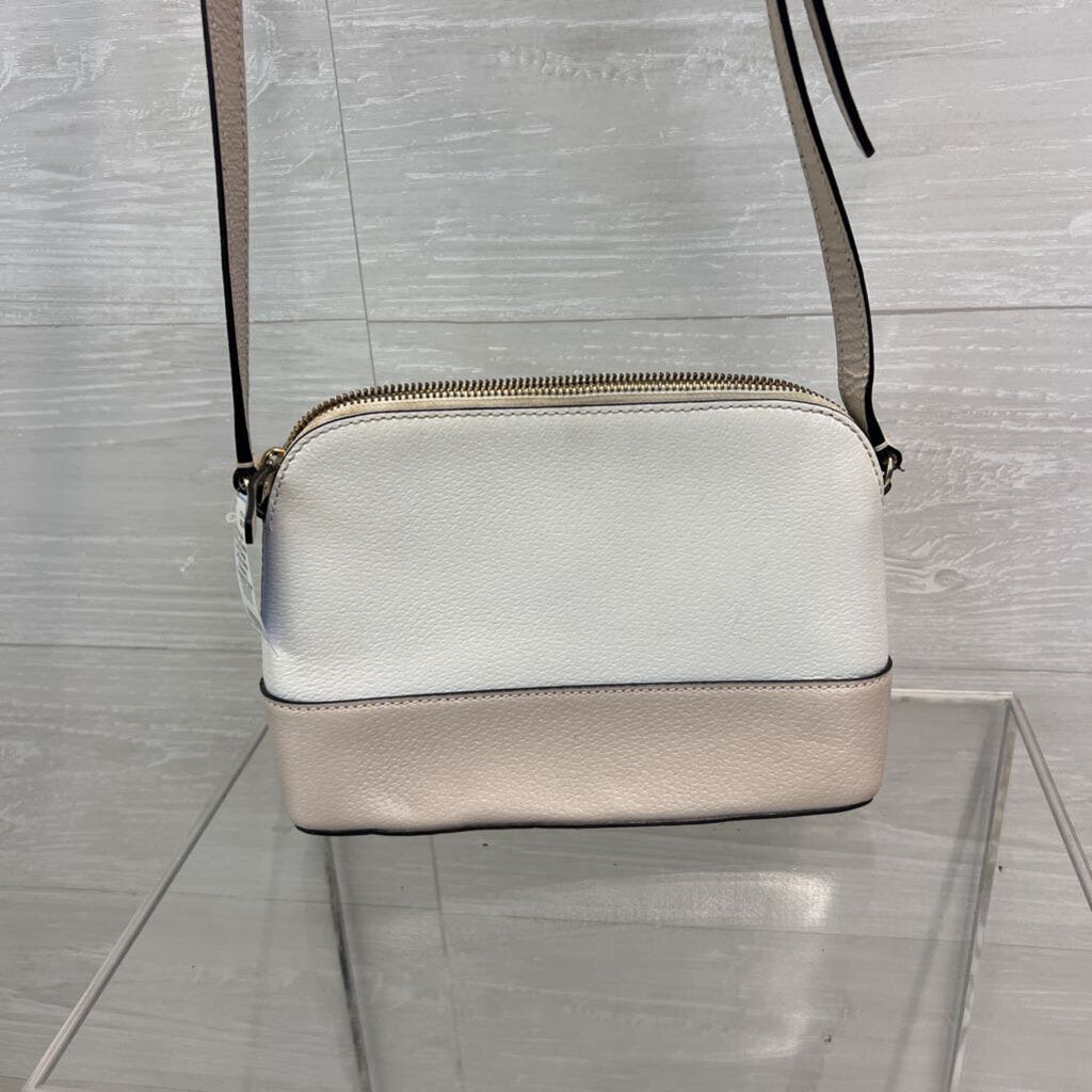Kate Spade Cream/ Beige Leather Hanna Wellesley Crossbody Purse