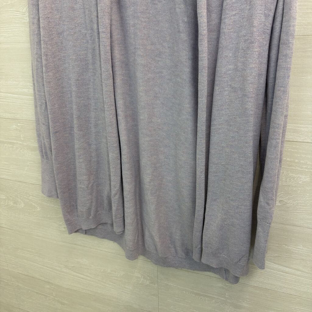 Loft Blue Lightweight Open Front Cardigan Sweater Small