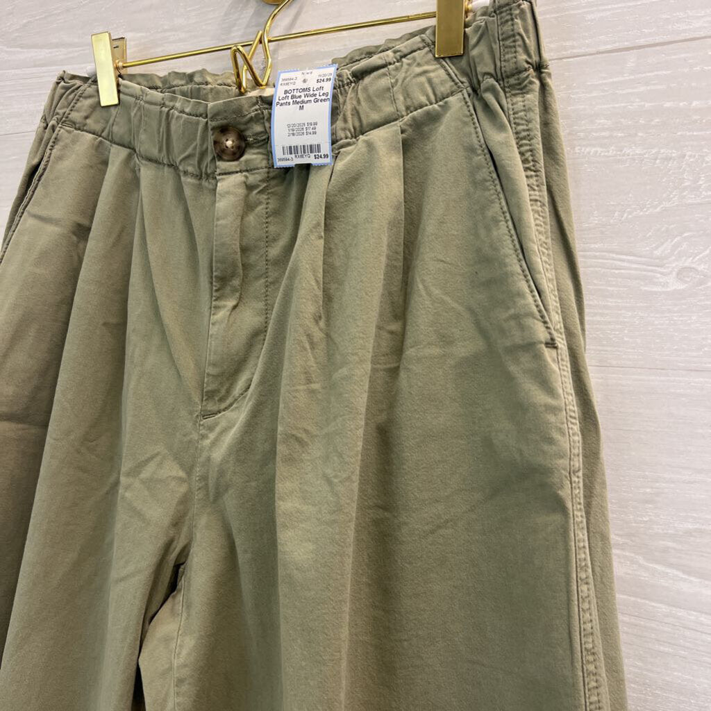 Loft Blue Wide Leg Pants Medium