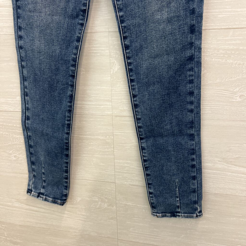 Express Medium Wash Skinny High Rise Ultra Stretch Jeans Small