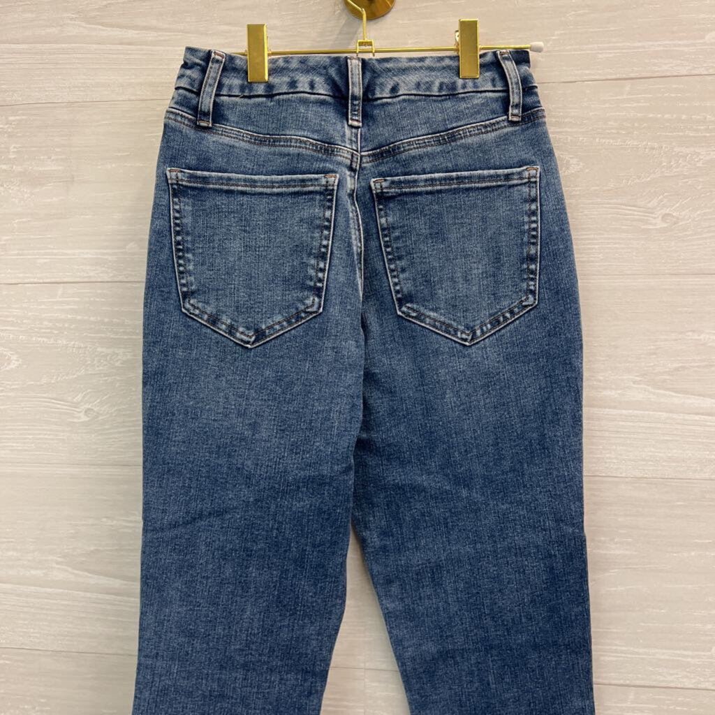 Express Medium Wash Skinny High Rise Ultra Stretch Jeans Small