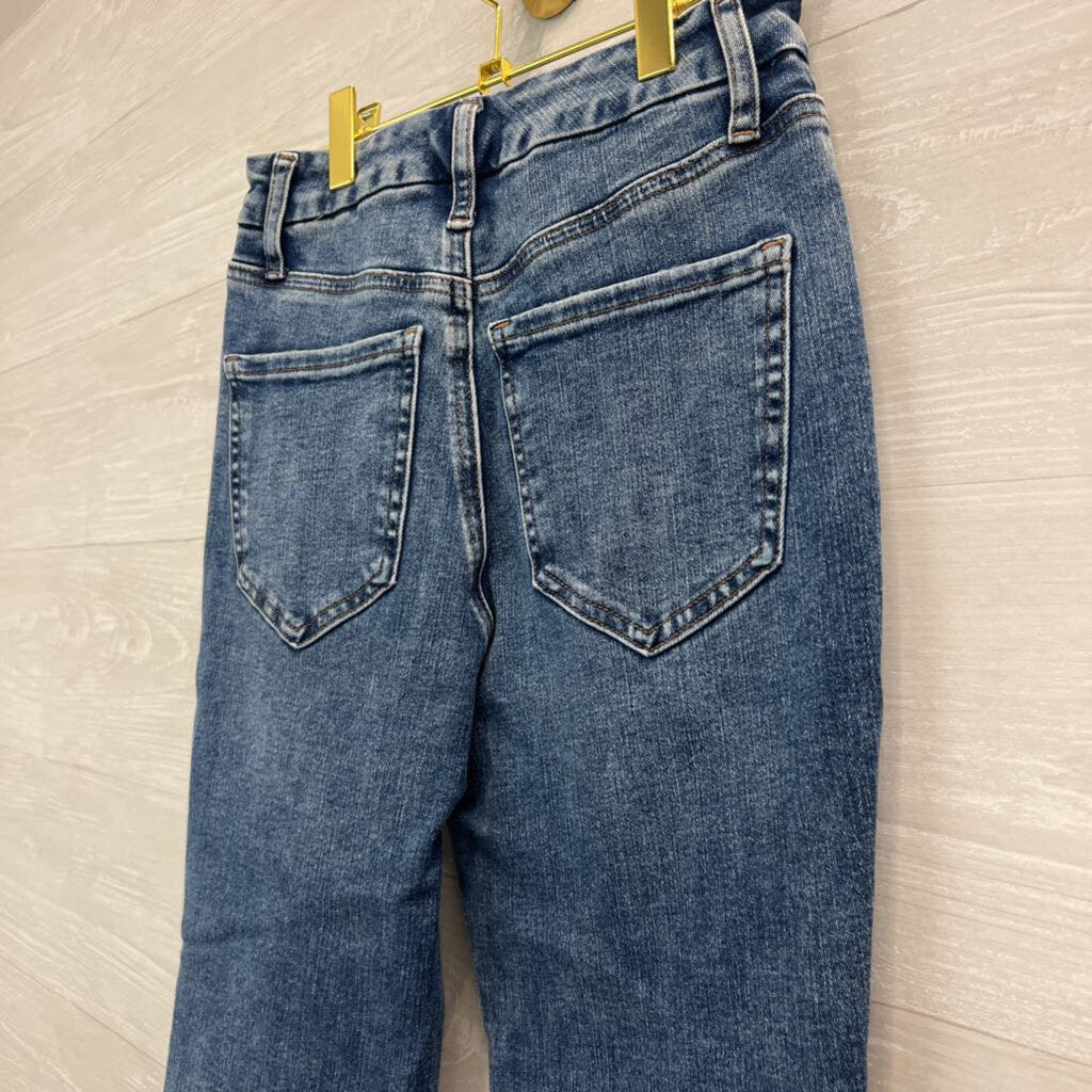 Express Medium Wash Skinny High Rise Ultra Stretch Jeans Small