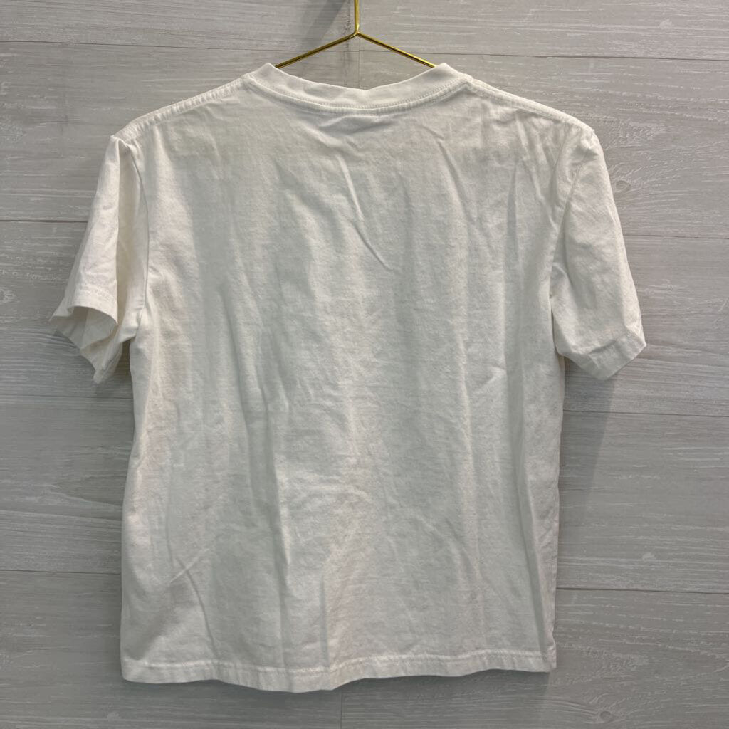 White/ Black Franck Ocean Blond Short Sleeve Graphic Tee Small