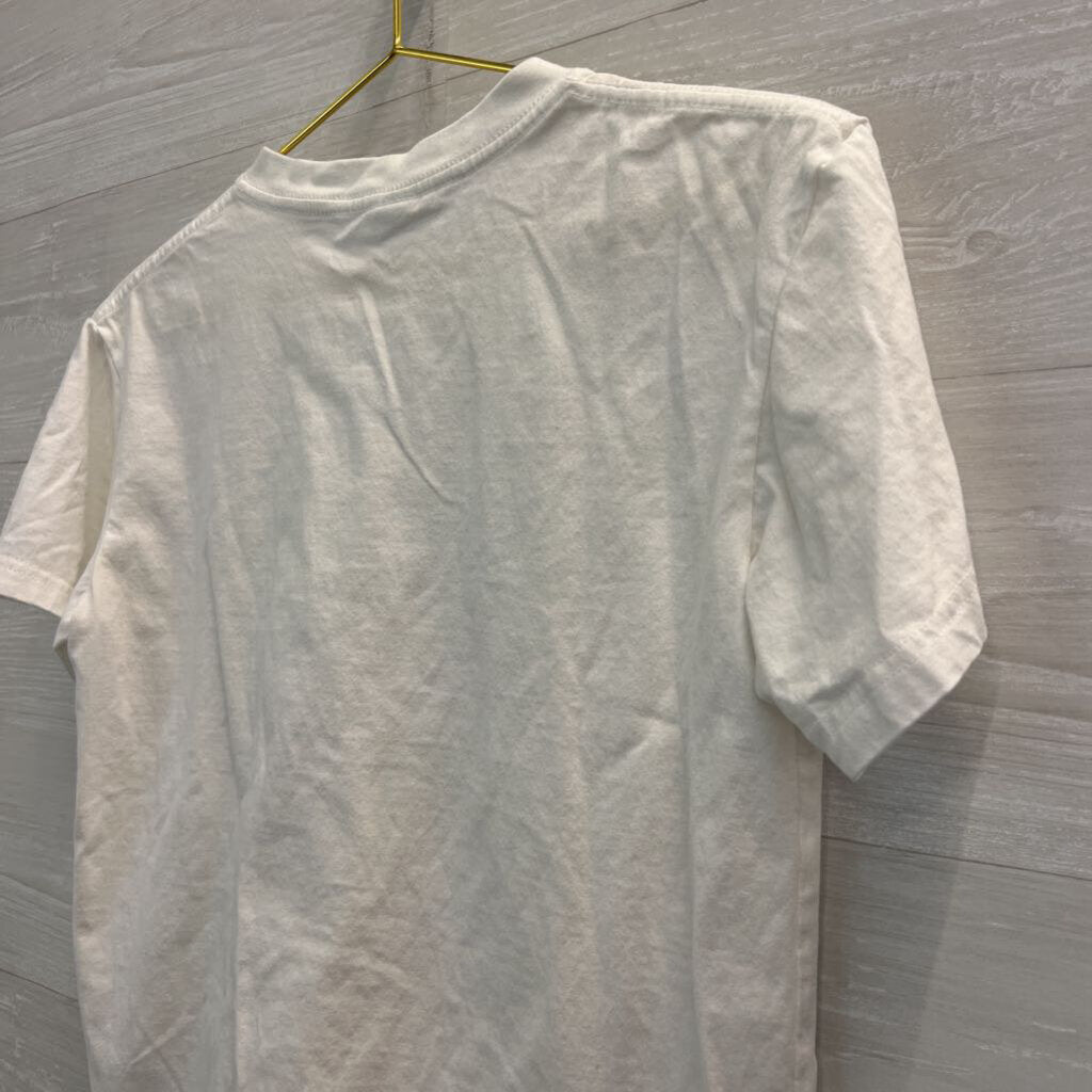 White/ Black Franck Ocean Blond Short Sleeve Graphic Tee Small