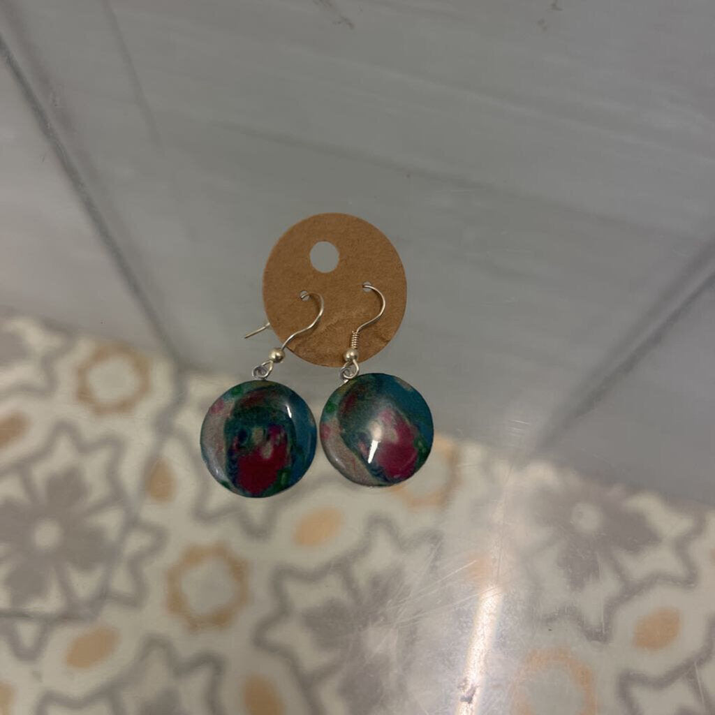 Multicolored Dangle Earrings
