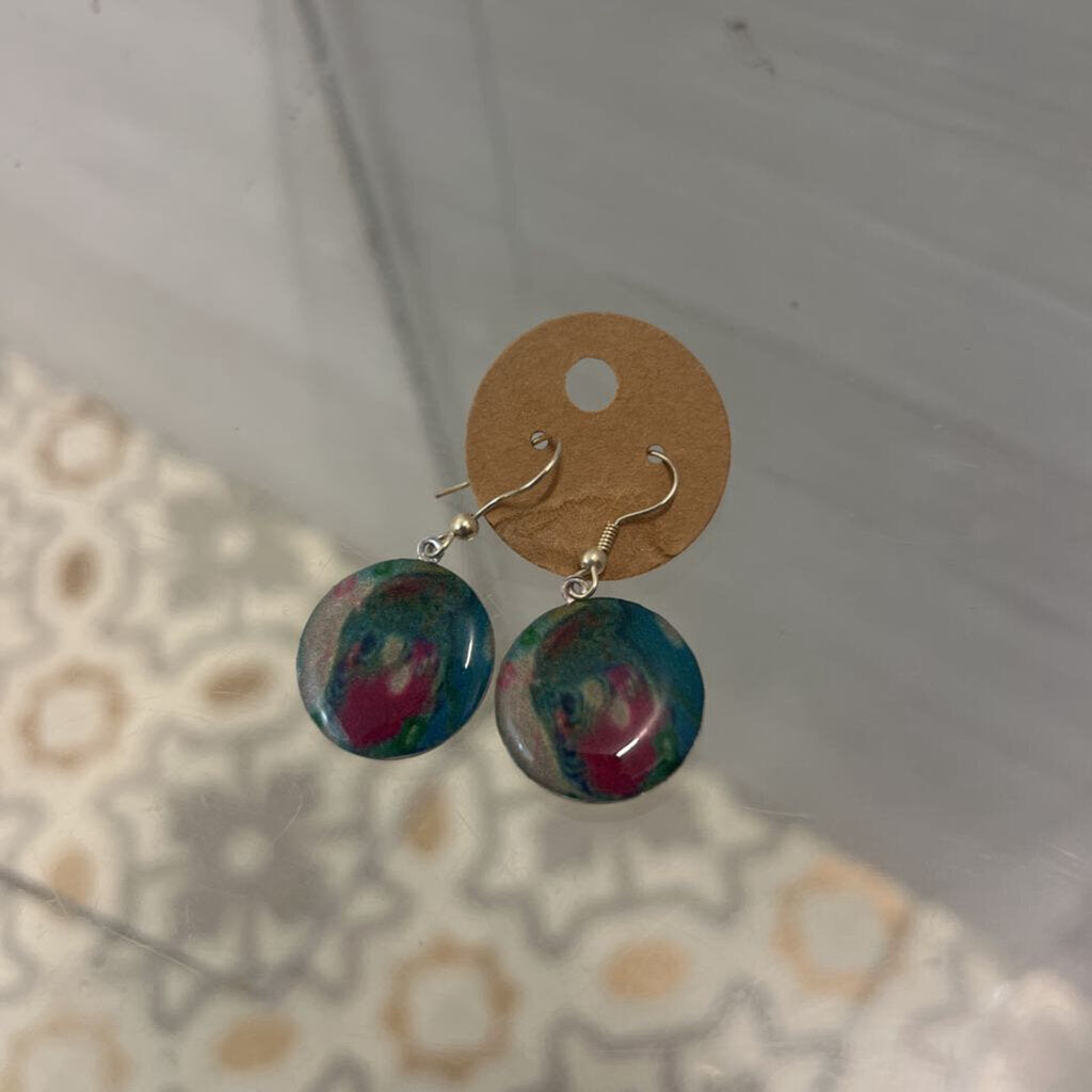 Multicolored Dangle Earrings