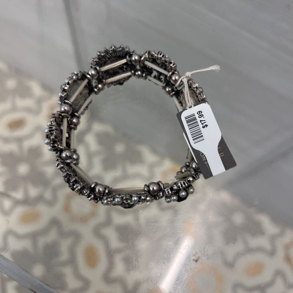 Embellished Stretch Bangle Bracelet