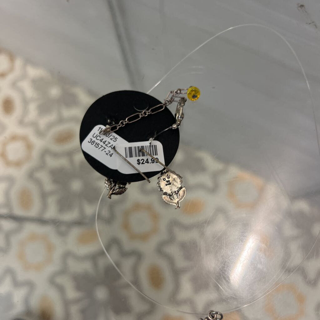 Sterling Silver Earring and Necklace Set