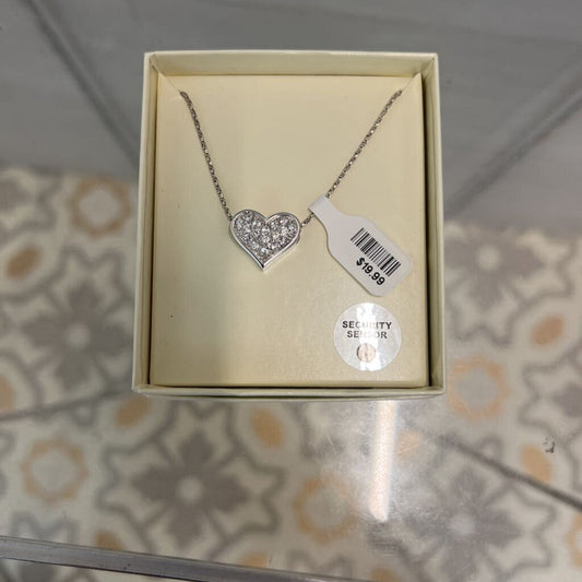 Lord & Taylor CZ Heart Necklace