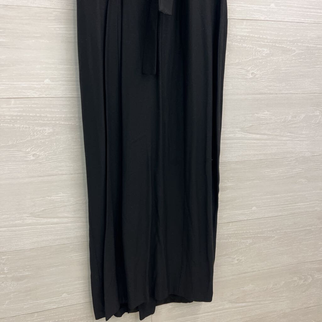 Vintage Breakin Loose Black Button Front Sleeveless Maxi Dress 5/6