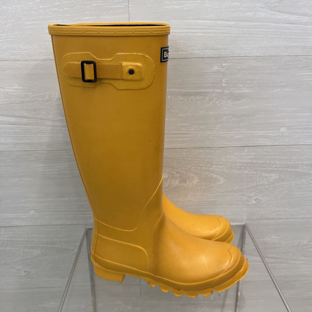 Barbour Yellow Wellington Boots 7