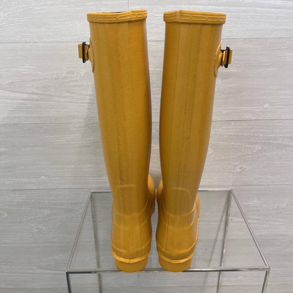Barbour Yellow Wellington Boots 7