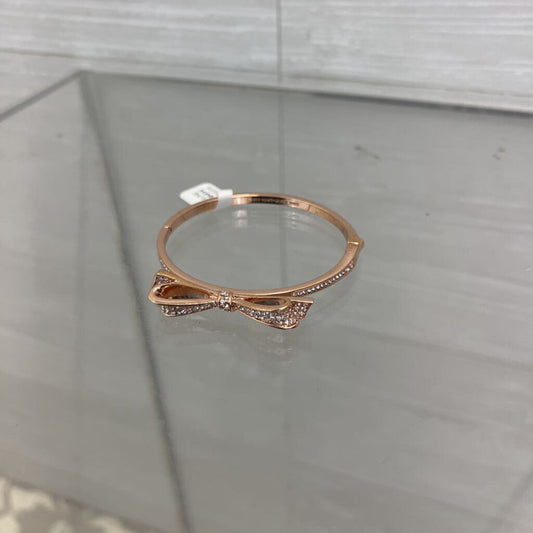 Kate Spade Rose Gold/ Rhinestone Dainty Bow Bracelet