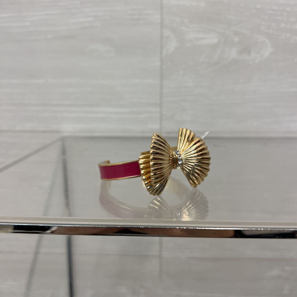 Lilly Pulitzer Pink/ Gold Bow Cuff Bracelet