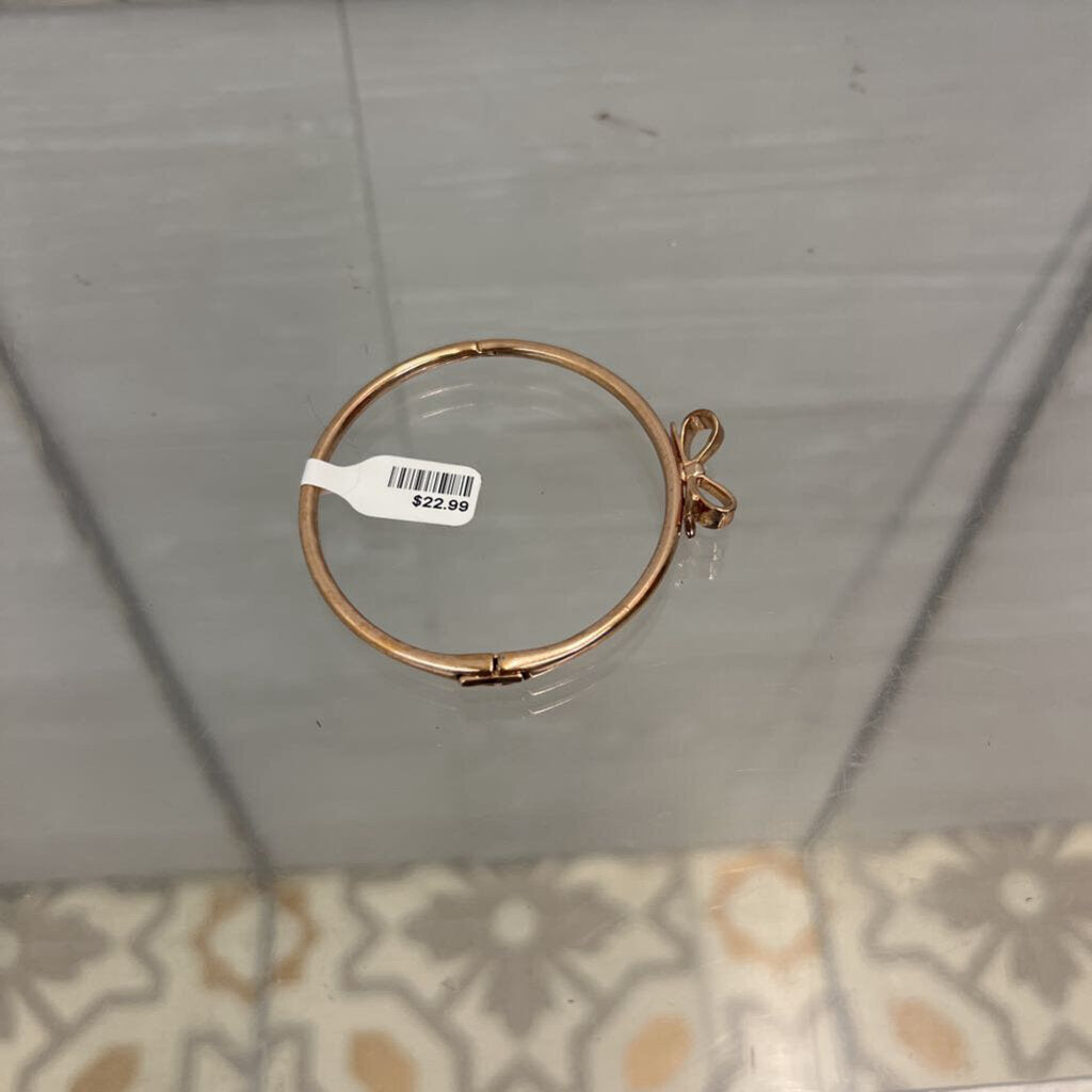 Kate Spade Rose Gold Dainty Bow Bracelet