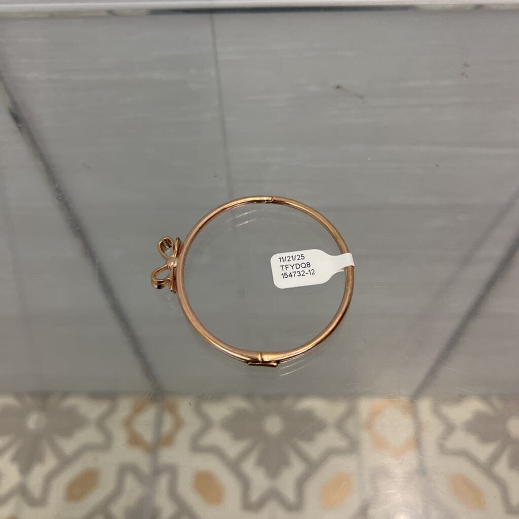 Kate Spade Rose Gold Dainty Bow Bracelet