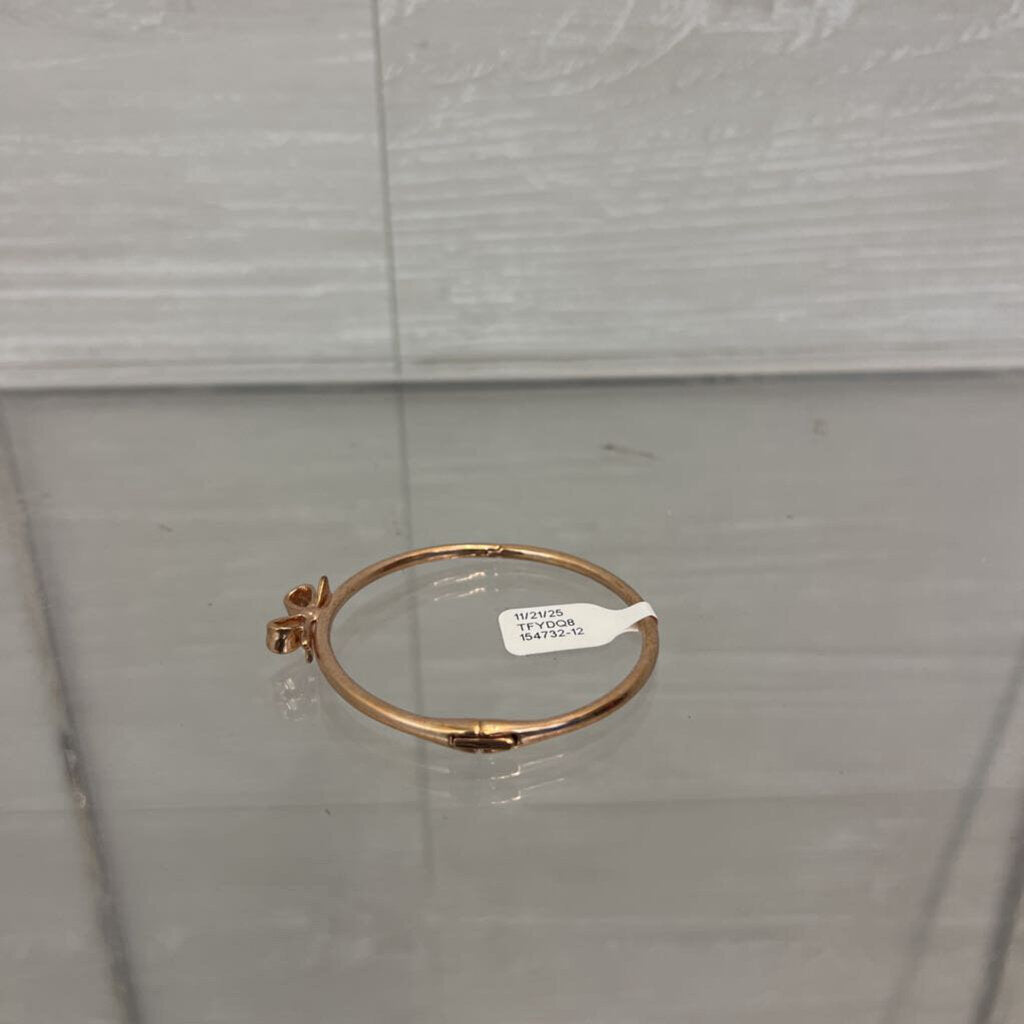 Kate Spade Rose Gold Dainty Bow Bracelet