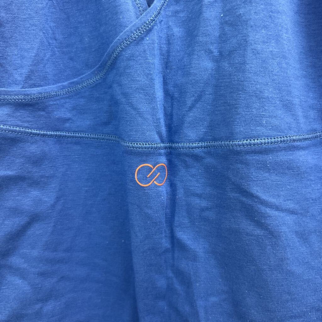 Calia Blue Keyhole Tank Top Medium