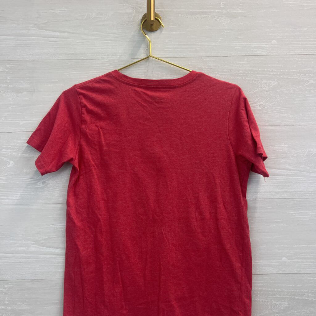 Mickey Mouse Red Short Sleeve Graphic Tee Extra Large