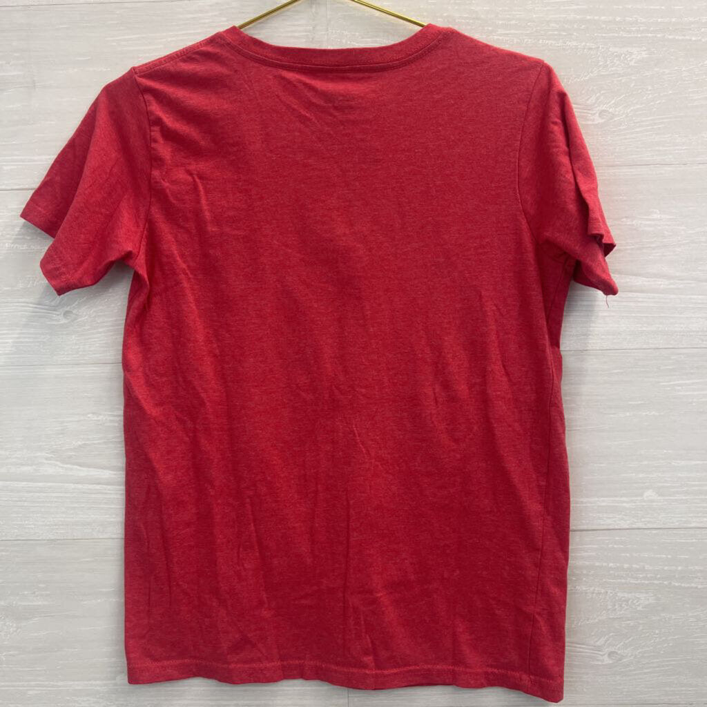 Mickey Mouse Red Short Sleeve Graphic Tee Extra Large