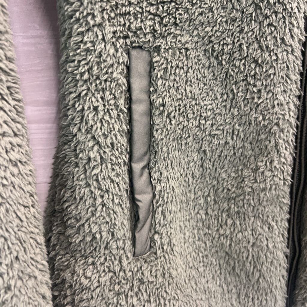 Patagonia Green Soft Fuzzy Fleece Zip Up Jacket Small