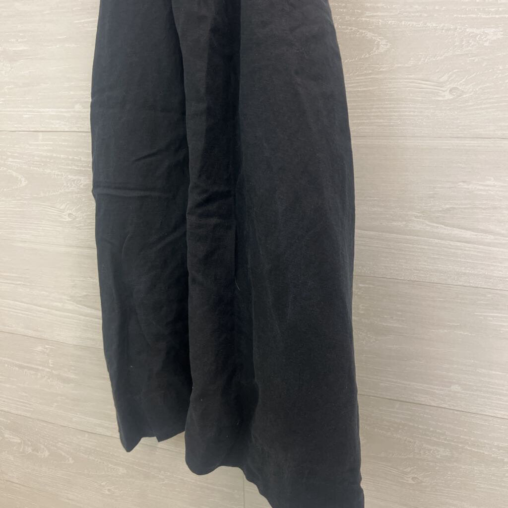 Anthropologie Black Overall Jumper Dress Small