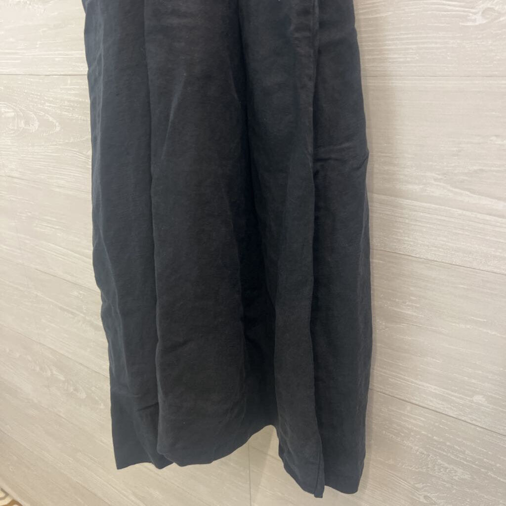 Anthropologie Black Overall Jumper Dress Small