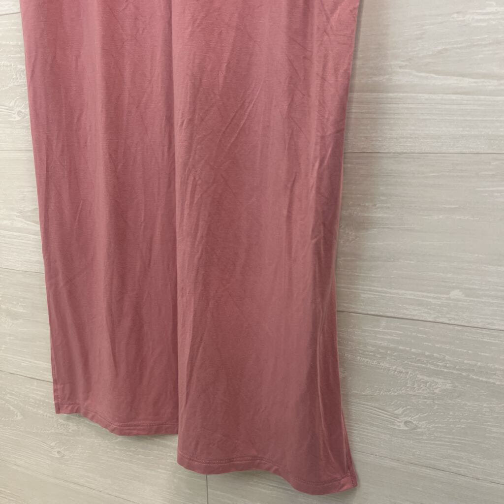Madewell Pink Short Sleeve T Shirt Midi Dress Large