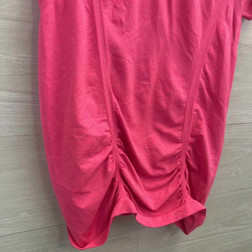Athleta Pink Short Sleeve Athletic Top Large