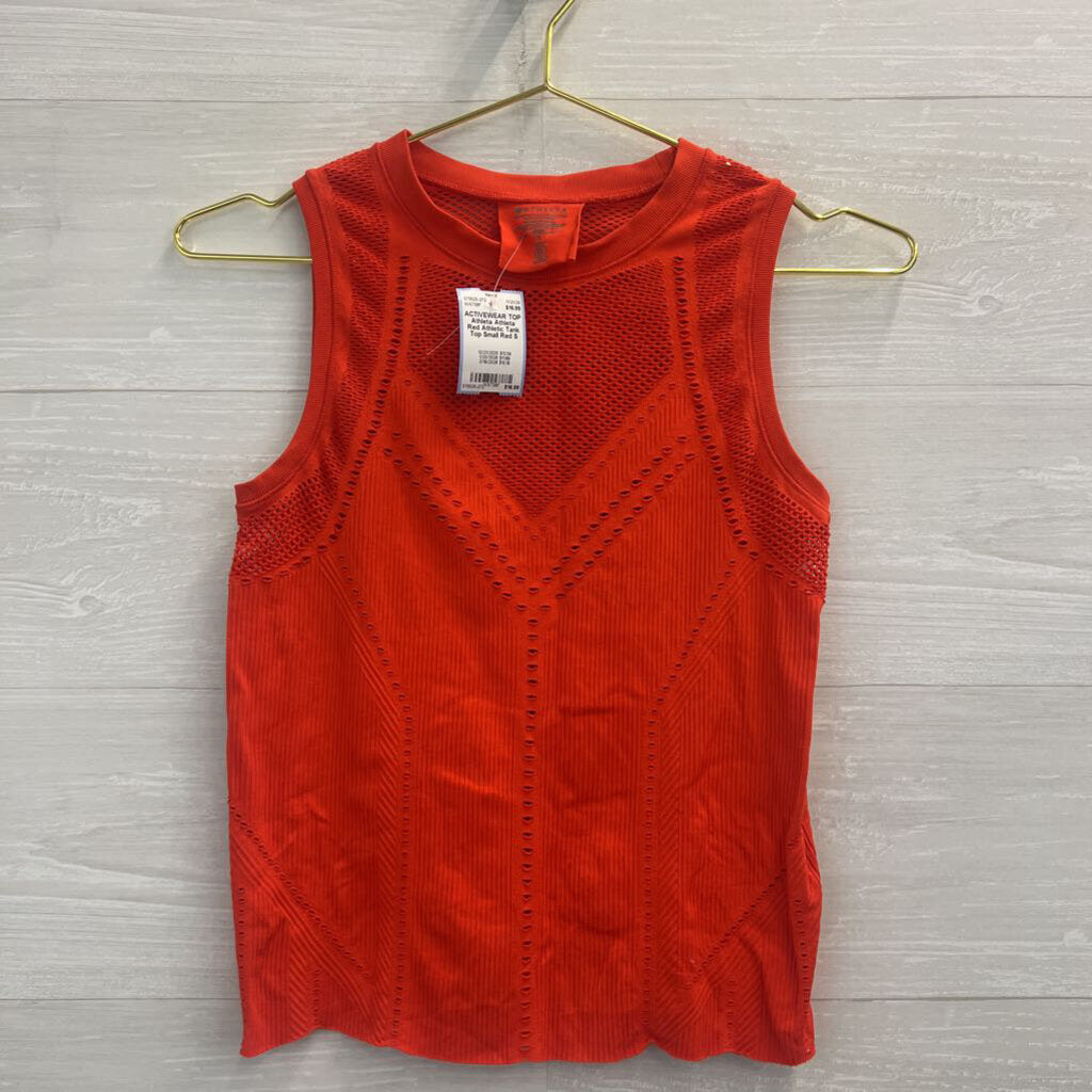 Athleta Red Athletic Tank Top Small