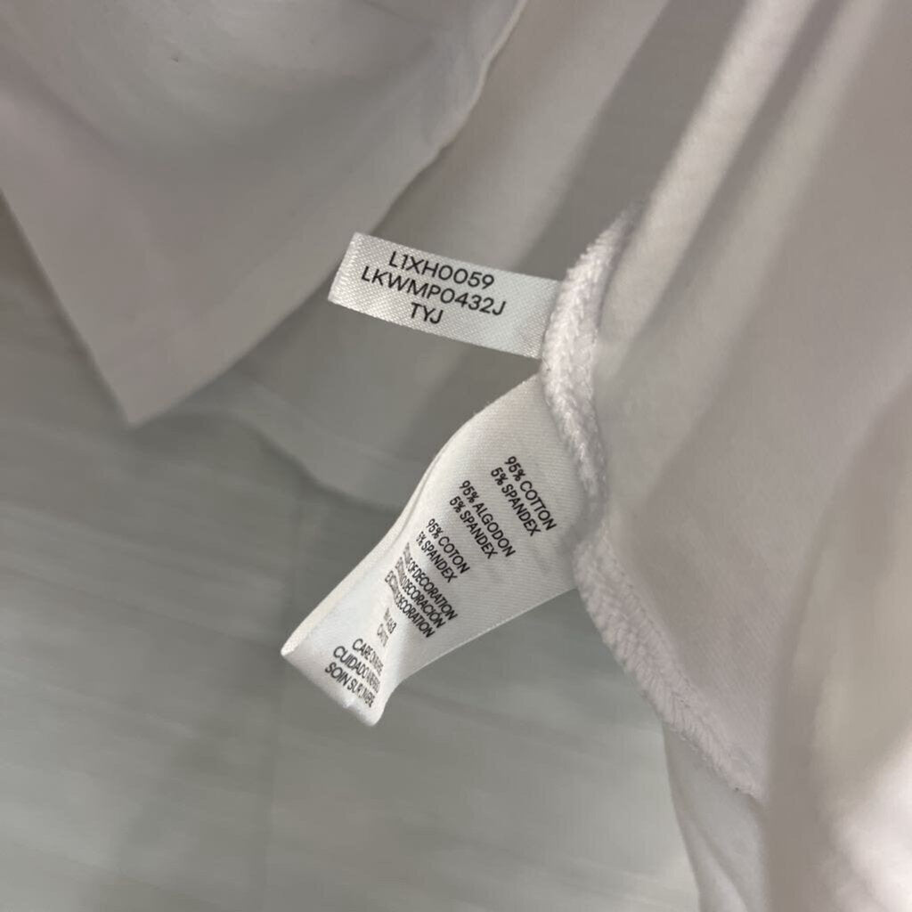 Karl Lagerfeld White/ Multi Short Sleeve Graphic Tee Small