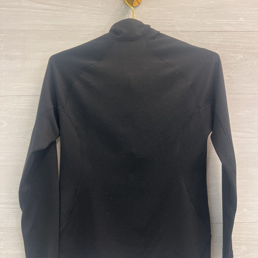 Patagonia Black Quarter Zip Long Sleeve Pullover Top Small