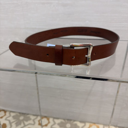 LL Bean Brown Leather Belt Medium