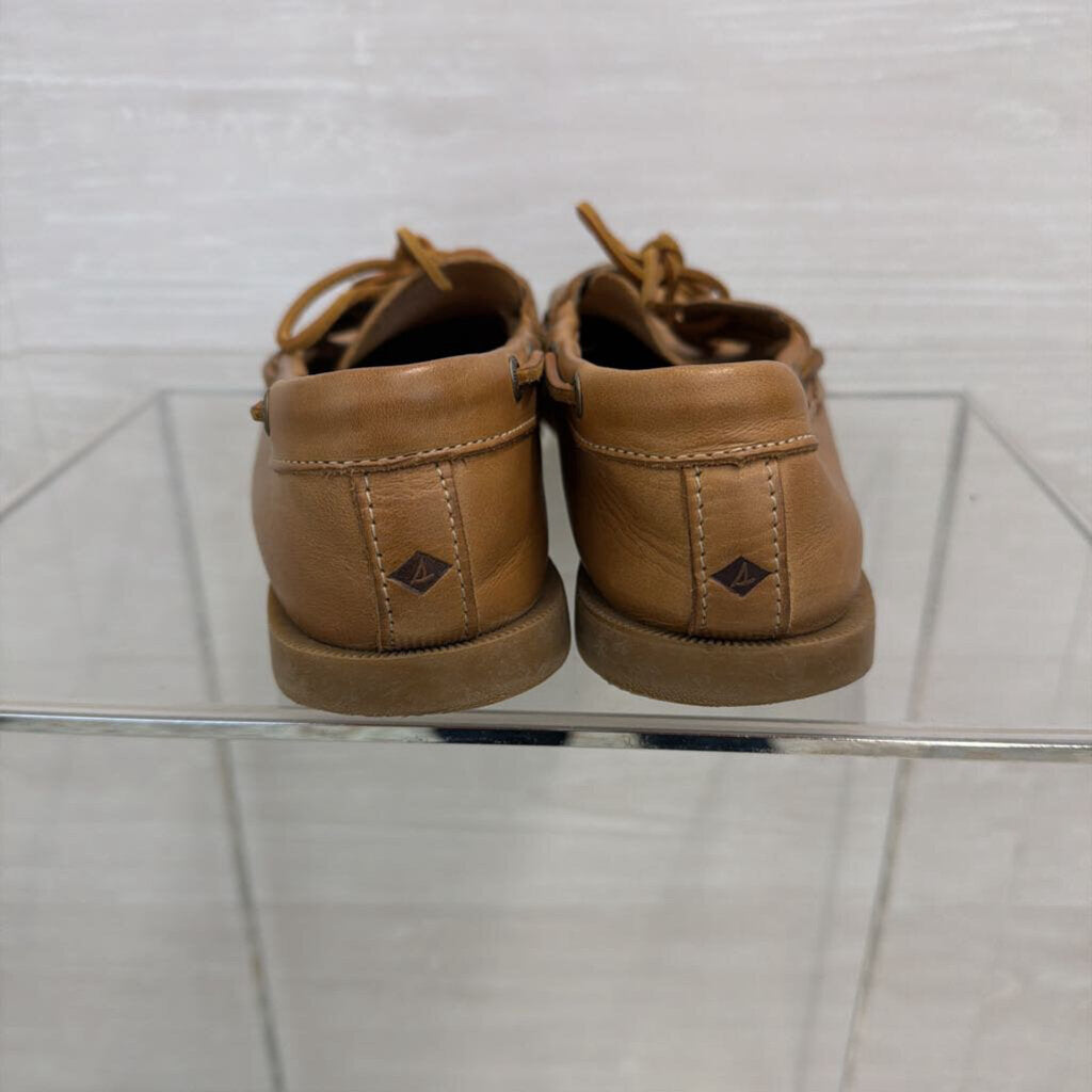 Sperry Brown Leather Authentic Original 2 Eye Boat Shoes 11