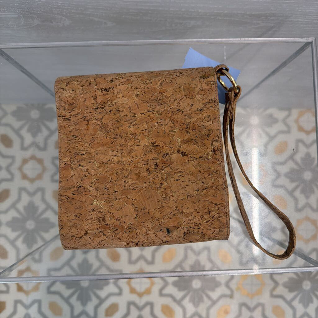 J Renee Cork Small Wristlet Purse