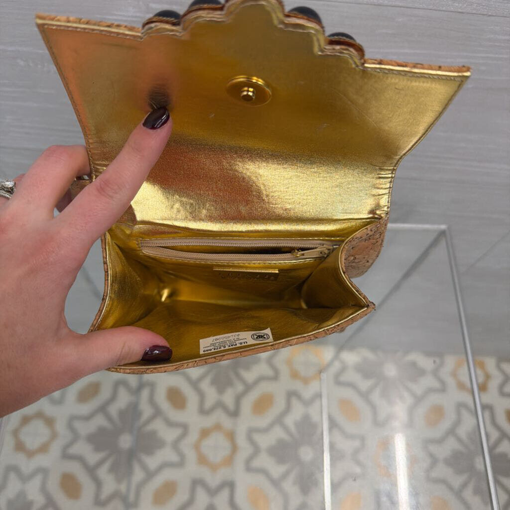 J Renee Cork Small Wristlet Purse