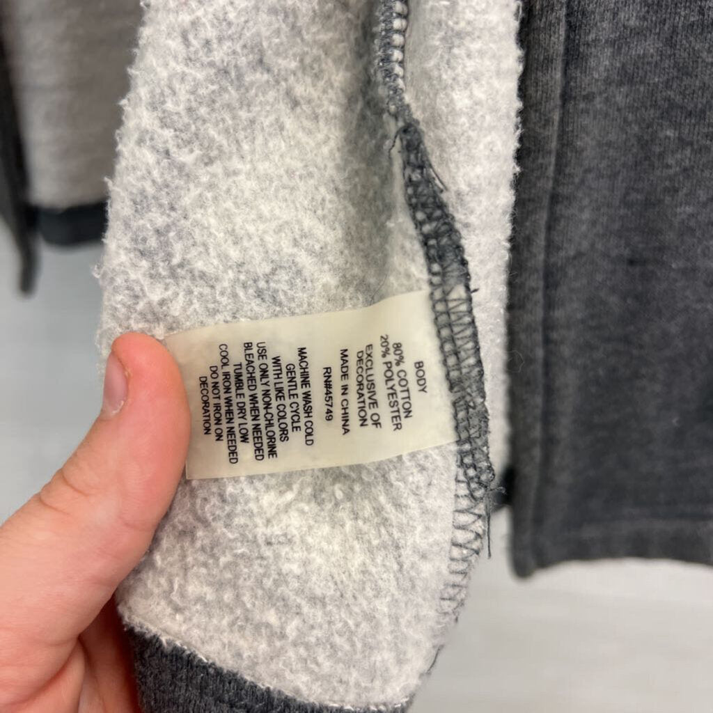 Three Hearts Grey Knit Button Front Lightweight Jacket Medium