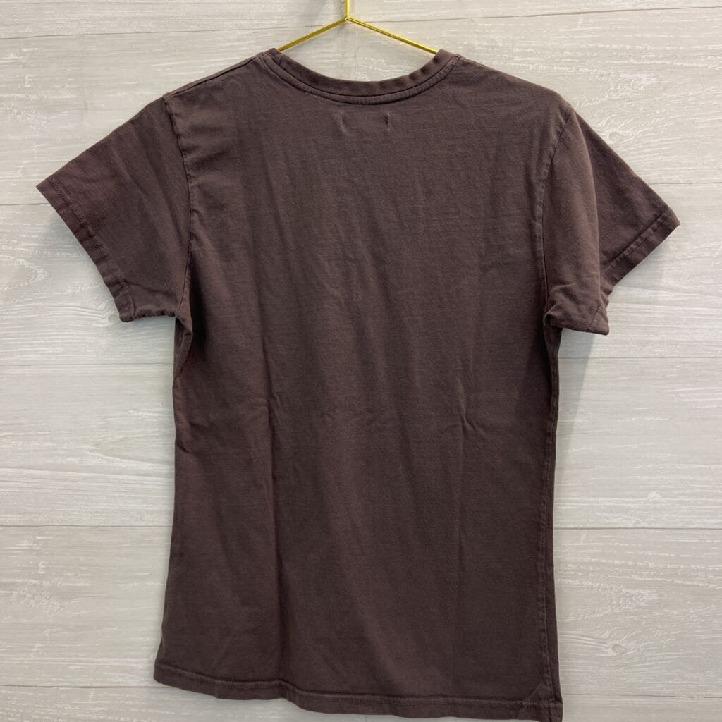 Pretty Little Thing Grey Embroidered Logo Short Sleeve Graphic Tee Small