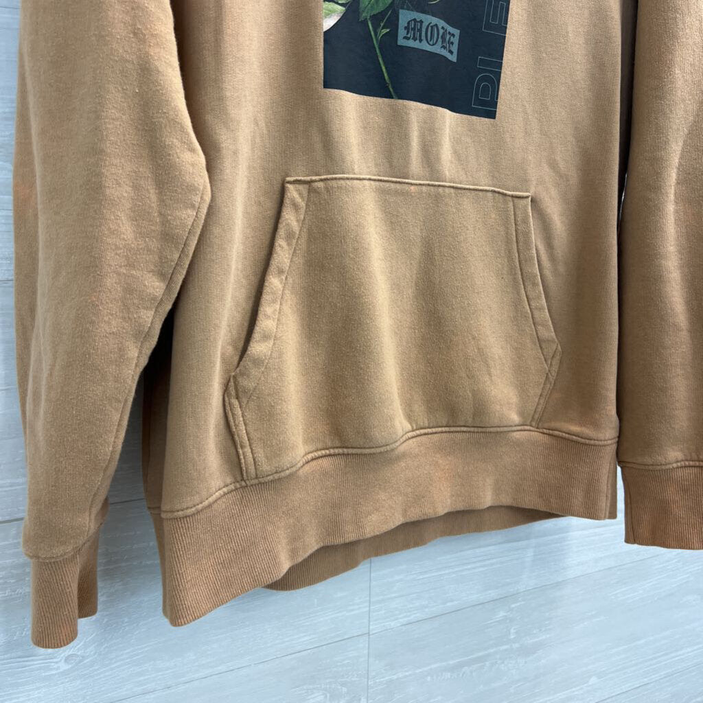 Divided Brown/ Multi Feel More Graphic Hoodie Medium