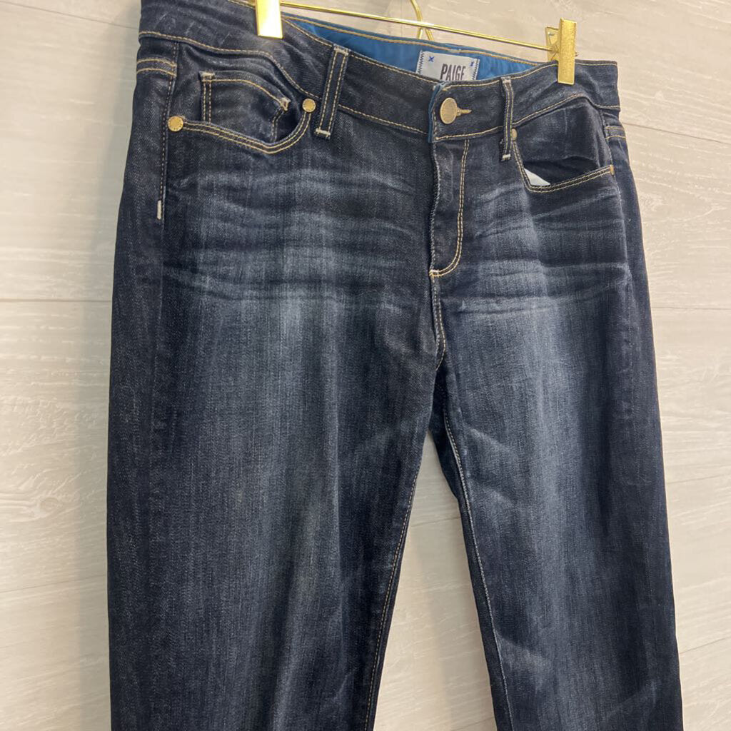 Paige Dark Wash Jimmy Jimmy Skinny Jeans 28