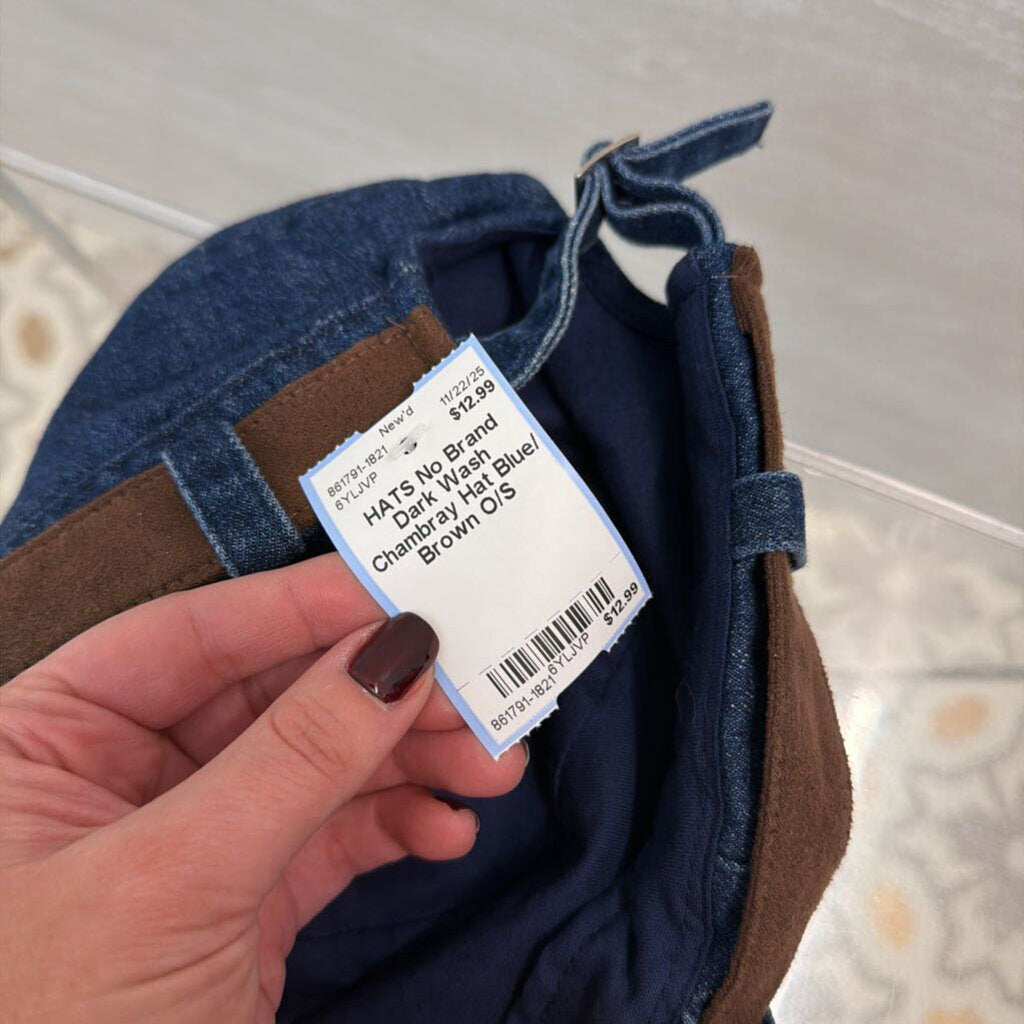 Dark Wash Chambray Hat