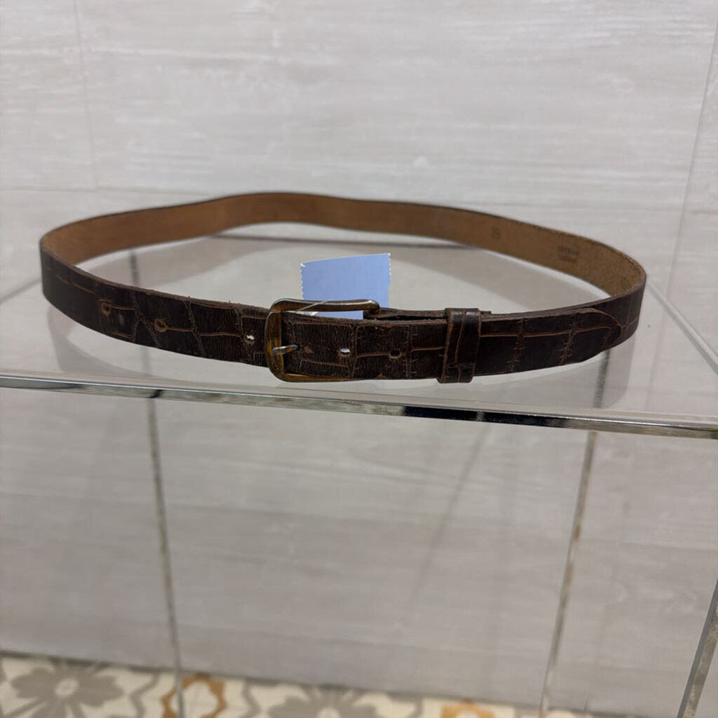 Brown Leather Belt 38