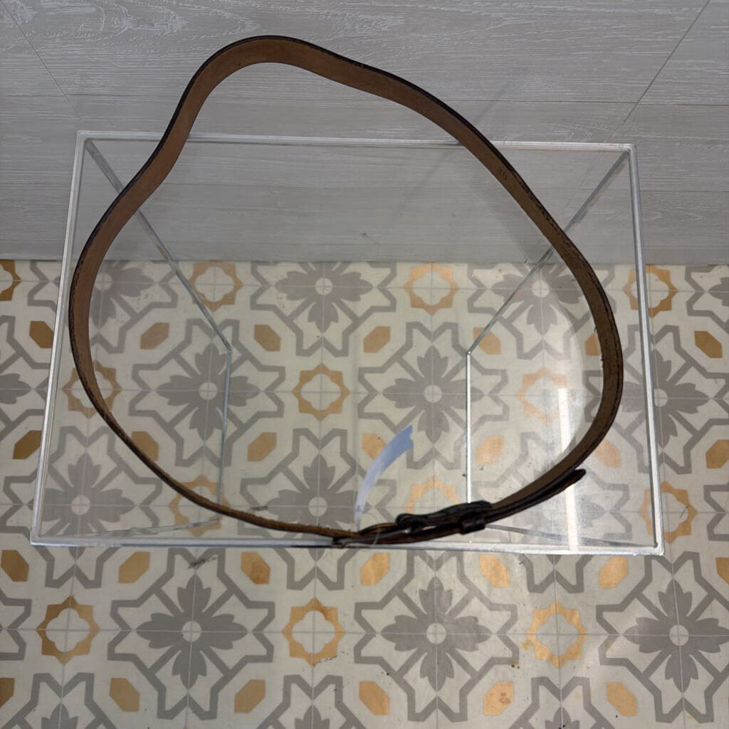 Brown Leather Belt 38
